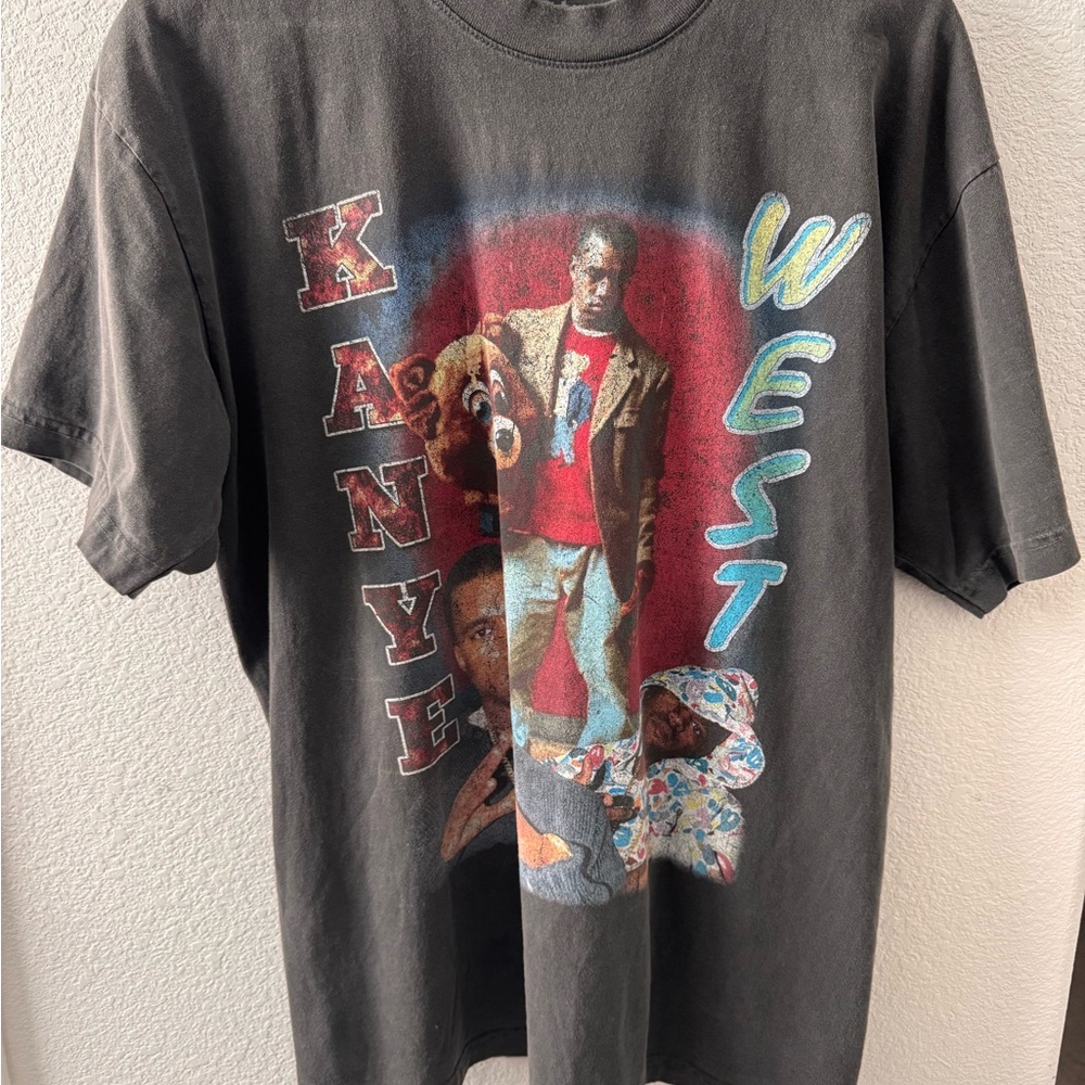Double Sided Graphic T-Shirt with Kanye West Design